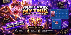 Paket Rank Mythic 25-Mythic 50