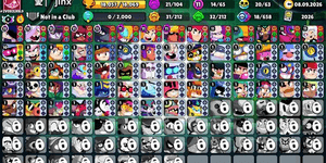 BS | Jinx | BRAWLERS 65/105 | 14 MAX HC | 18K TROPHY | PRESTIGE 14 | GEMS 406 | CN FREE