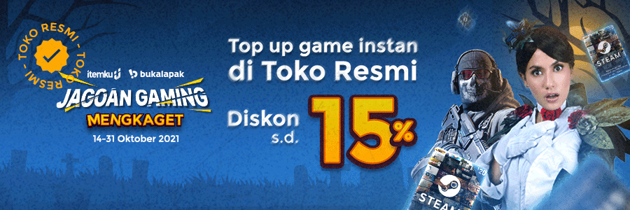 MENGKAGET, DISKON Hingga 15% di Toko Resmi itemku!