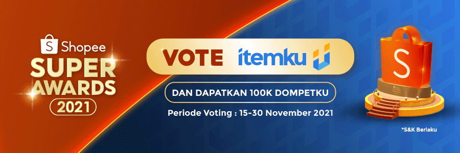 Vote itemku di Shopee Super Awards, menangkan Rp100,000!