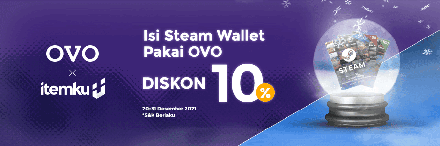 Winter Sale, DISKON 10% Steam Pakai OVO di itemku!