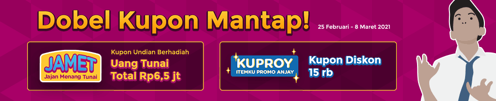 Jajan Menang Tunai, itemku Promo Anjay!