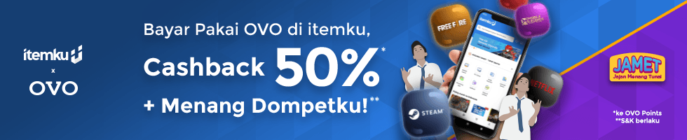 Jajan Bareng OVO x JAMET di itemku, Auto Cuan di Tengah Bulan!