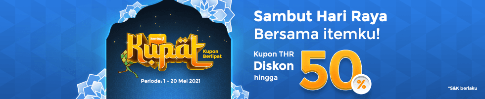 Rayakan Idul Fitri Bersama itemku, Ada Ribuan KUPAT THR Menunggu!