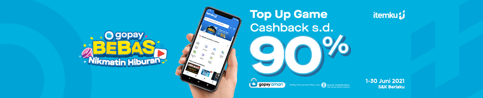 Belanja Super Irit dengan Cashback 90% dari GoPay x itemku!