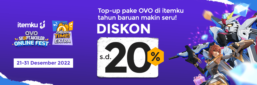 SAMBUT TAHUN BARU DENGAN EXTRA DISKON 20% DARI OVO!