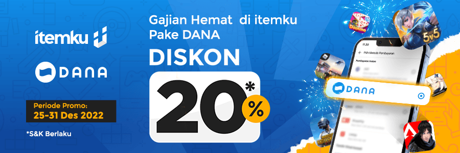 Sambut tahun baru, bersama pesta DISKON dari DANA!