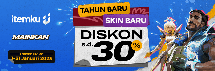 Tahun baru, game baru! Belanja pakai DISKON MAINKAN JANUARI untuk game favorite kamu.