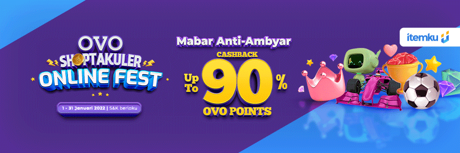 SHOPTAKULER, Hujan Cashback OVO untuk Sultanku!