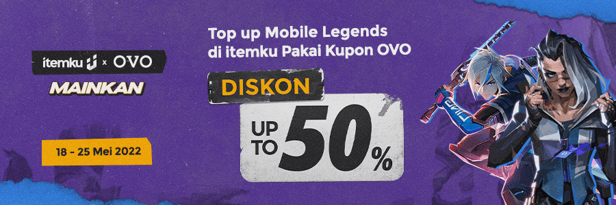 Belanja Diamond MLBB Ngga Pake Rem, Dapatkan DISKON 50% Pakai OVO!