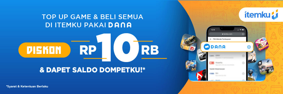 Belanja Pakai DANA di itemku, Dapatkan EKSTRA DISKON dan Hadiah Jutaan!