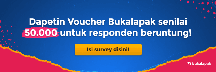 Menangin 50K Dari Isi Survey Berikut!