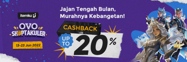 Cashback 20% OVO di Tengah Bulan, Makin Hemat Belanja di itemku!