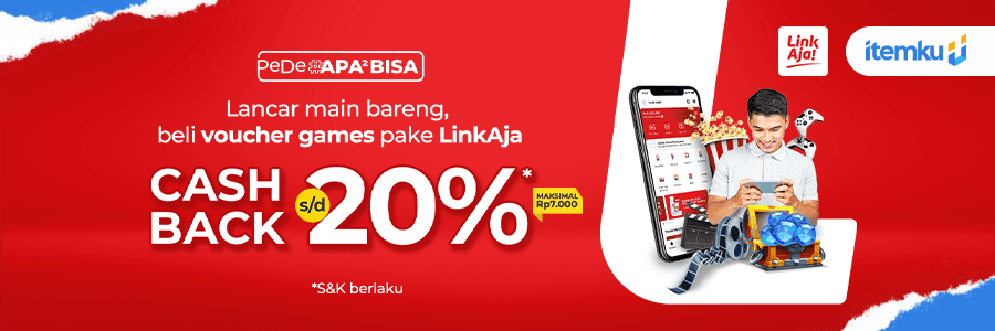 CUAN GILA! CASHBACK 20% dari LinkAja!