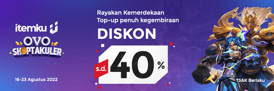 Diskon Top Up 40% dari OVO, Bikin Gacha Lebih Merdeka!