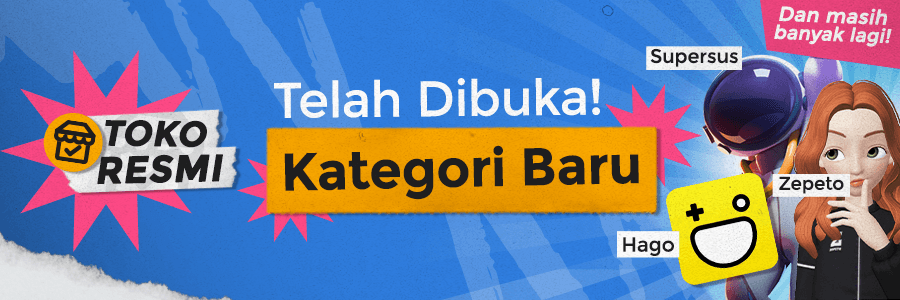 TOP-UP MAKIN SERU DENGAN BANYAK PILIHAN KATEGORI BARU!