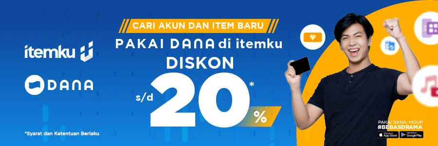 Belanja seru di akhir bulan, pakai DANA di itemku pasti CUAN!!