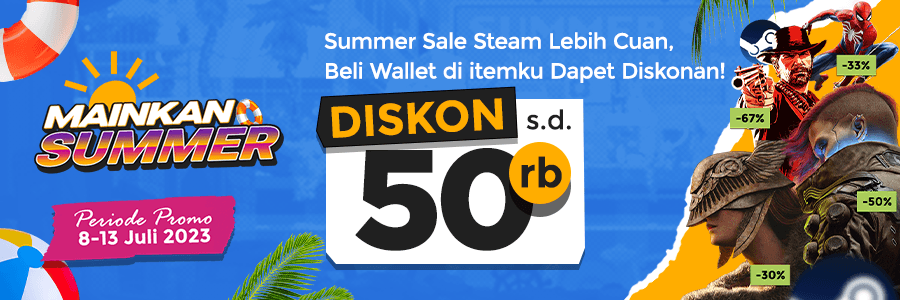 Borong game di STEAM makin seru, dengan diskon 50K di itemku!