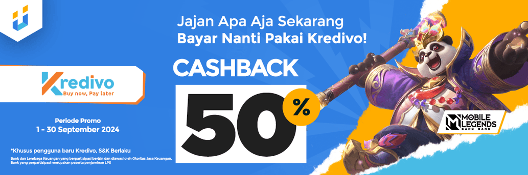 Nikmati Cashback 50% Hingga Rp50.000 dengan Kredivo di Itemku!