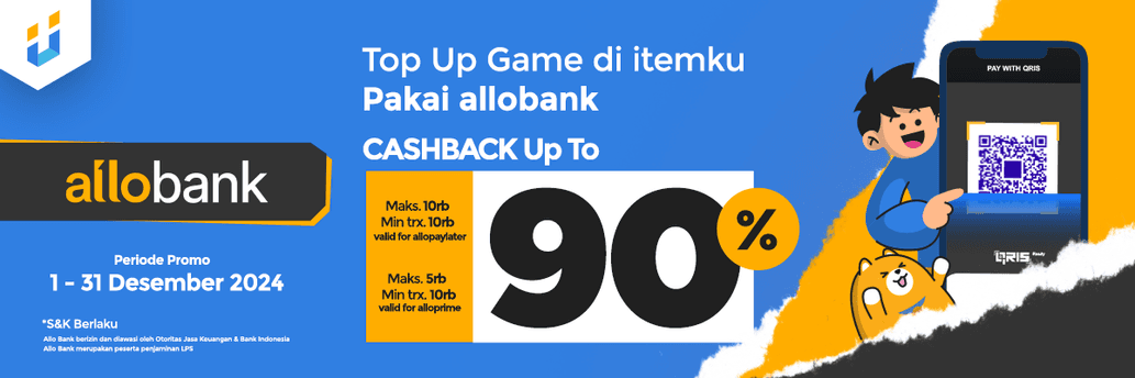 Promo Allo PayLater dan Allo Prime: Cashback Hingga 90% untuk Top Up di Lapakgaming!