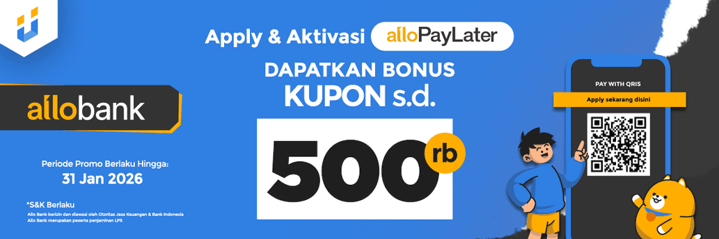 Daftar Allo PayLater melalui itemku, Dapatkan Bonus Kupon Rp500.000!