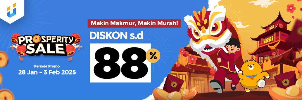 Nikmati diskon hingga 88% di PROsperity Sale 2025!