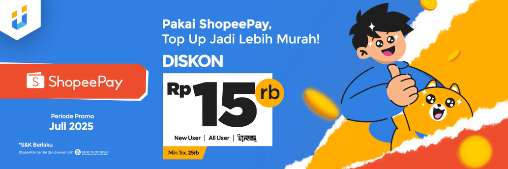 Promo Top Up ShopeePay di Itemku!