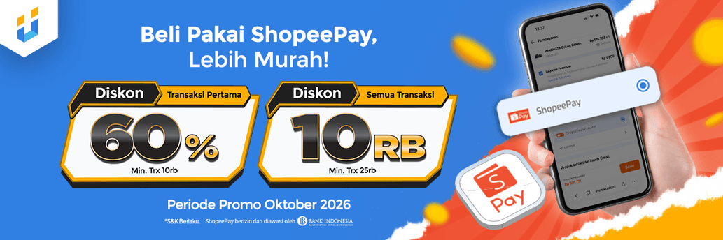 Promo Top Up ShopeePay di Itemku!
