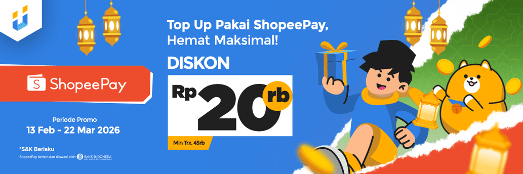 Promo Ramadan ShopeePay di Itemku!