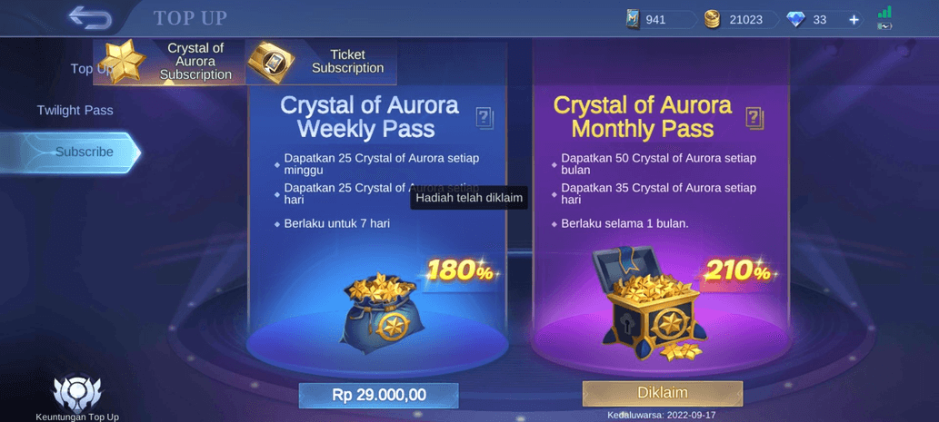 avatar Crystal Aurora