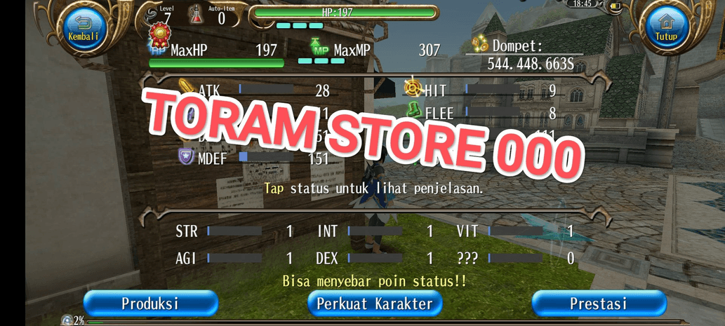 avatar Toram Store 000