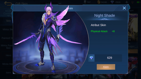 Gambar Product Night Shade (Epic Skin Ling)