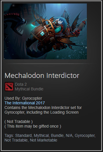 Gambar Product Mechalodon Interdictor (Mythical Bundle Gyrocopter)