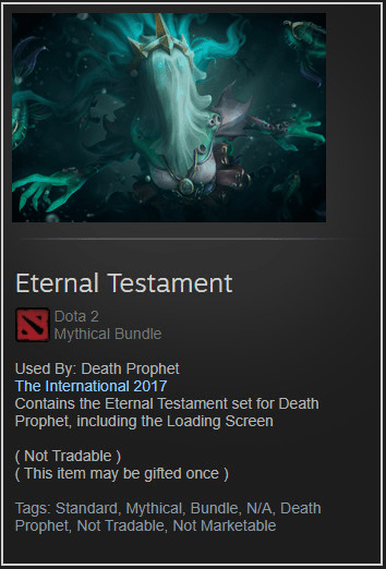 Gambar Product Eternal Testament (Death Prophet Set)