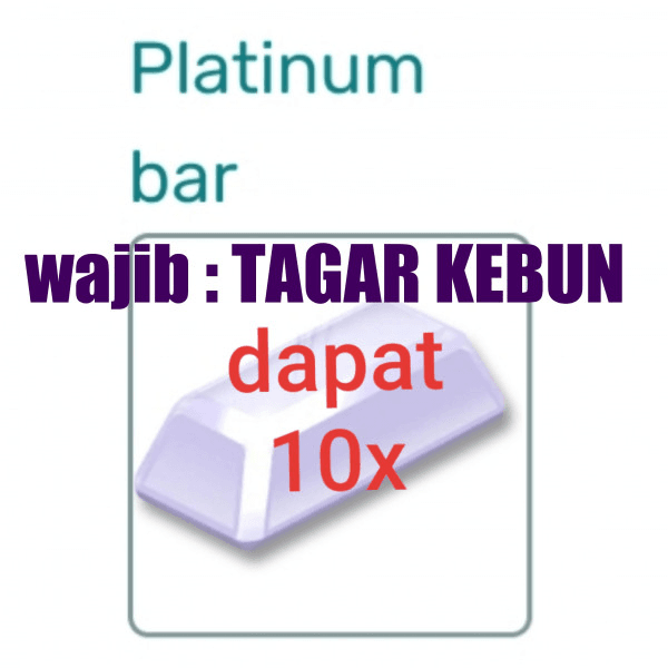 Gambar Product Platinum batangan / platinum bar