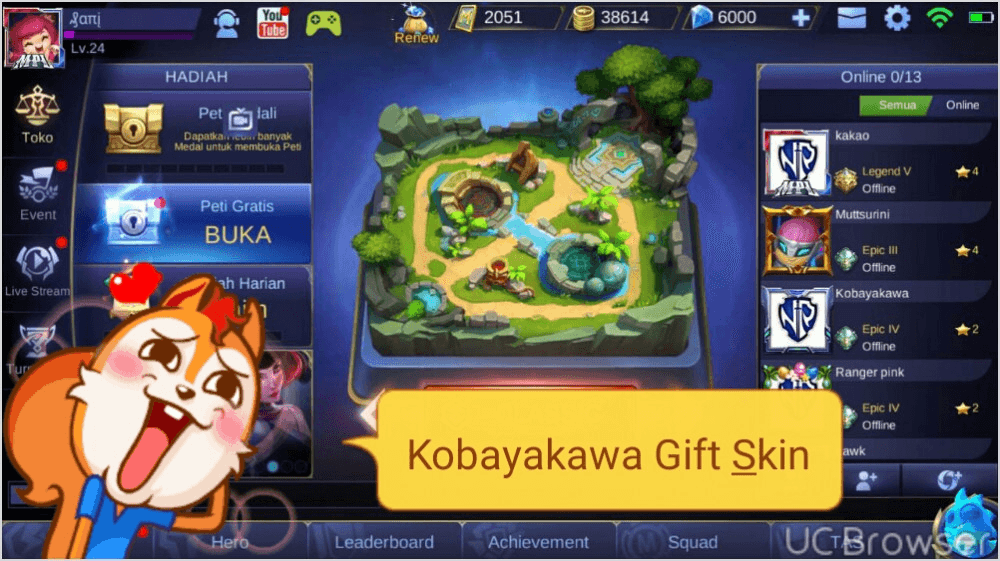 avatar Kobayakawa Gift Skin