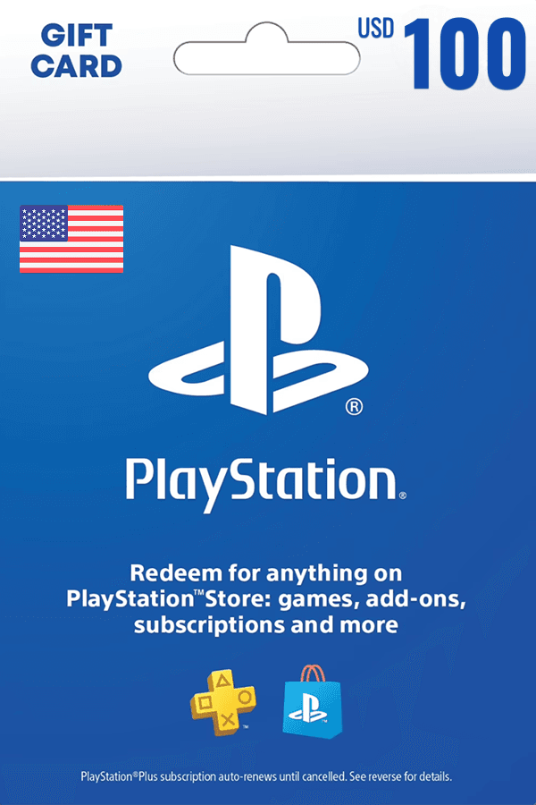 Playstation Network Card • US$ 100