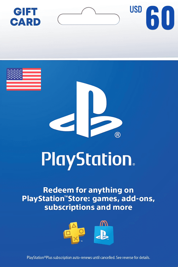 Playstation Network Card • US$ 60