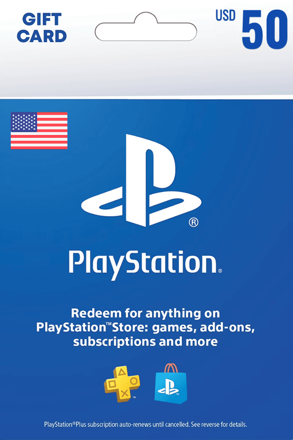 Playstation Network Card • US$ 50