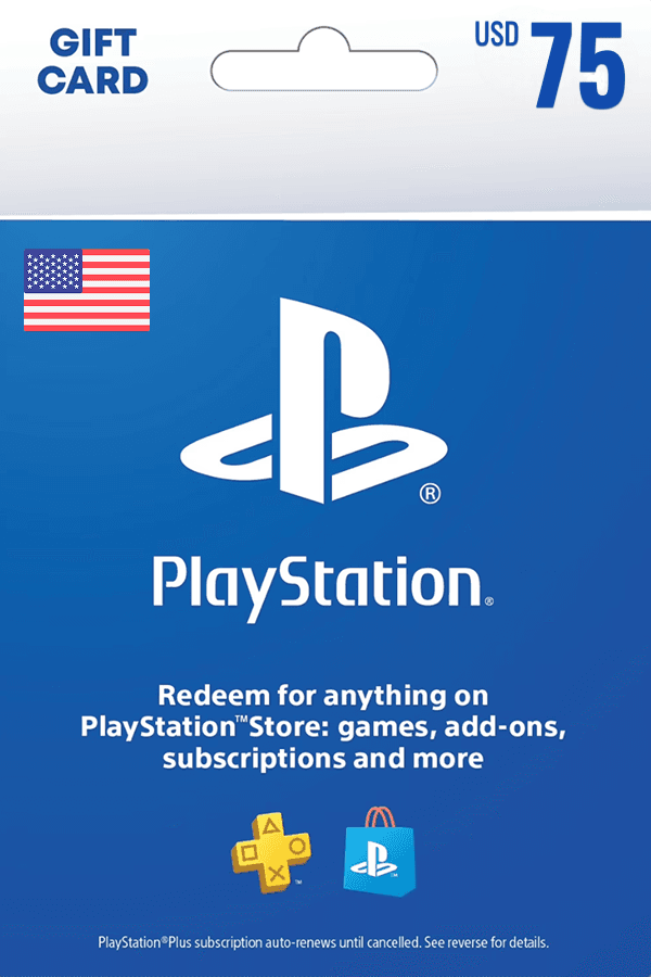 Playstation Network Card • US$ 75
