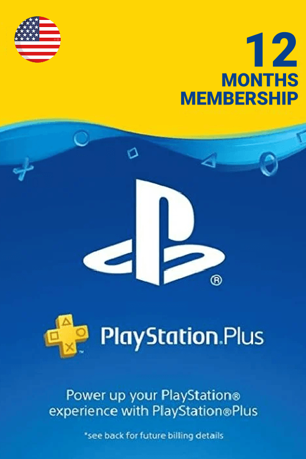 Playstation Network Card • Plus Membership (US) - 1 Tahun