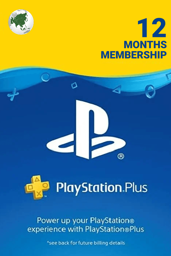 Playstation Network Card • Plus Membership (ASIA) - 1 Tahun