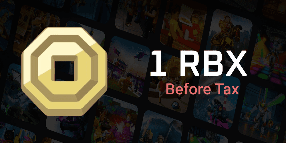 Gambar Product 1 Robux before Tax