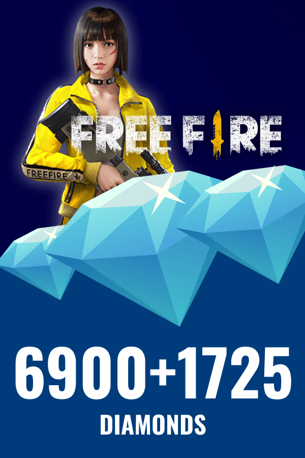 Garena Free Fire • 6900 + 1725 Diamonds