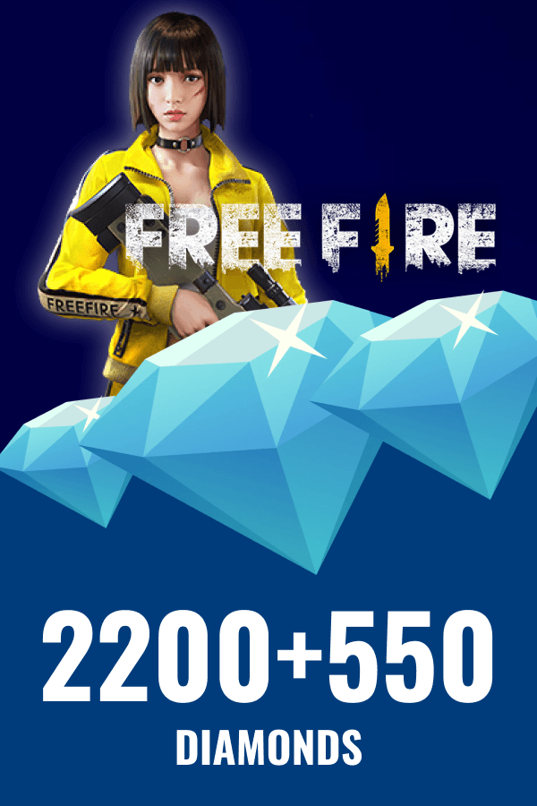 Garena Free Fire • 2200 + 550 Diamonds