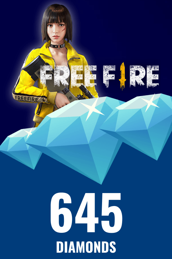 Garena Free Fire • 645 Diamonds