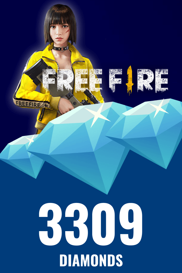 Garena Free Fire • 3309 Diamonds