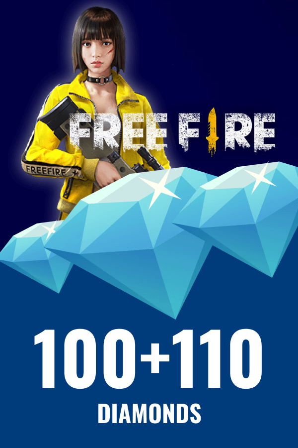 Garena Free Fire • 100 + 110 Diamonds