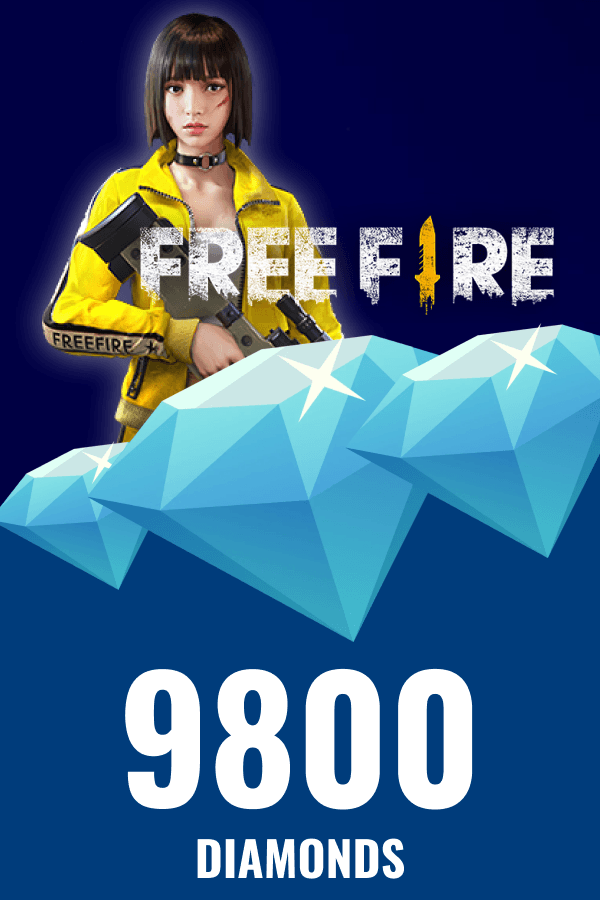 Garena Free Fire • 9800 Diamonds