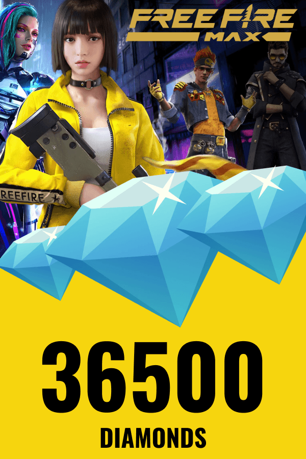 Garena Free Fire MAX • 36500 Diamond